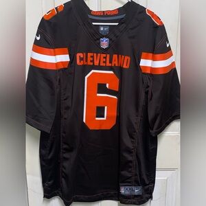 Nike Cleveland Browns #6 Baker Mayfield Jersey XXL NFL On Field Dawg Pound